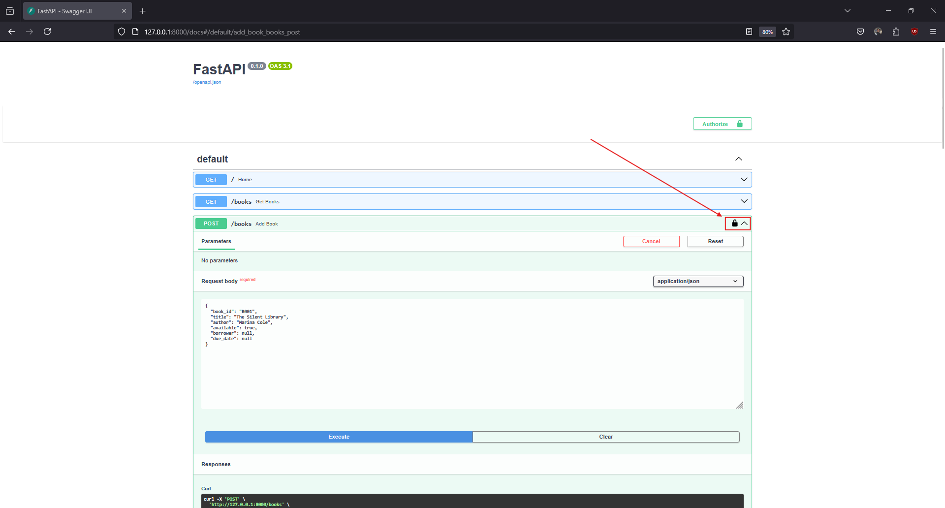 JWT Auth on Swagger UI