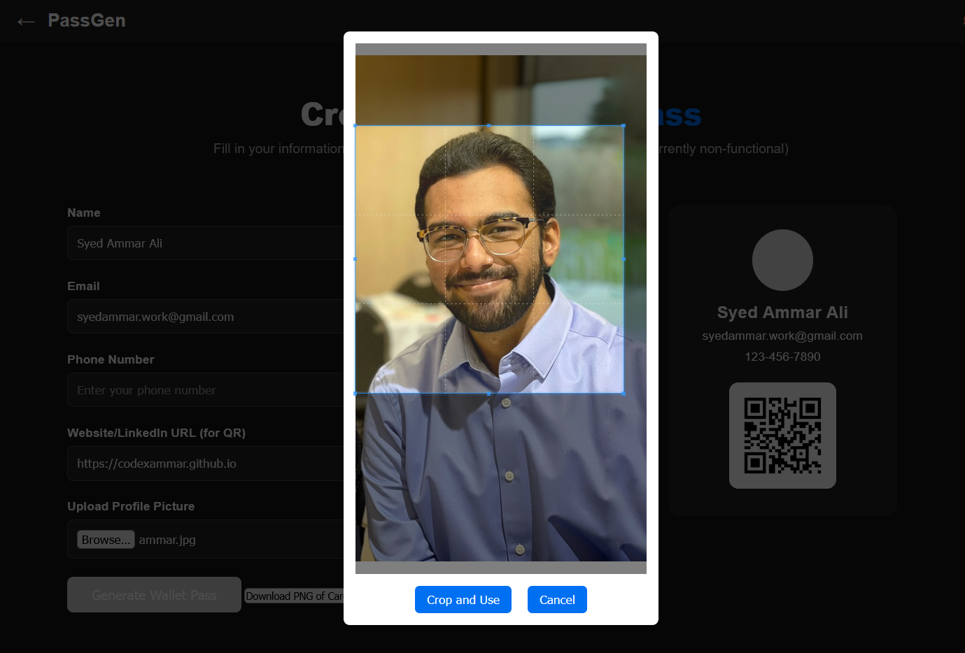 Photo Cropper Preview